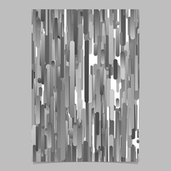 Grey modern vertical gradient rounded stripe pattern flyer background template design