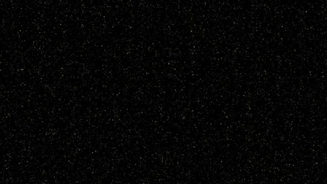 Black Space background with twinkling stars