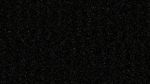 Black Space background with twinkling stars