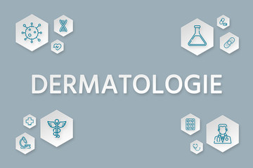 Naklejka premium Pharma Dermatologie