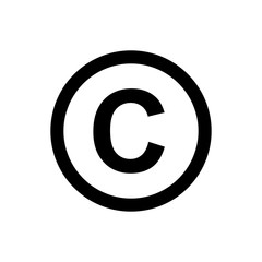 Fototapeta premium Register Trademark icon vector symbol illustration