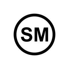 Register Trademark icon vector symbol illustration