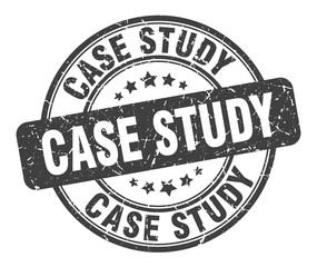 case study stamp. case study round grunge sign. case study