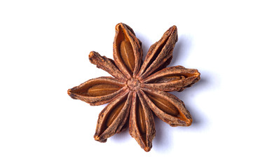 Anise isolated on white background. Clipping path.