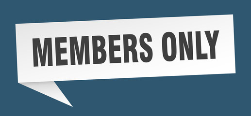members only