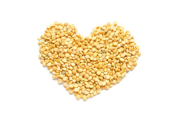 heart lined with healthy and environmentally friendly products