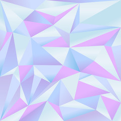 Triangle geometric background. Polygonal mosaic background, low poly style