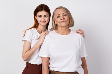 Fototapeta premium happy mother and daughter