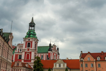 Fototapeta na wymiar Ancient historical architecture in Poznan city, Poland.