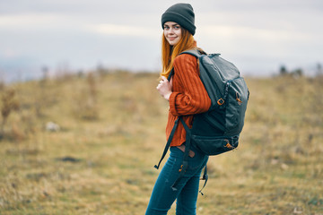 girl in the field