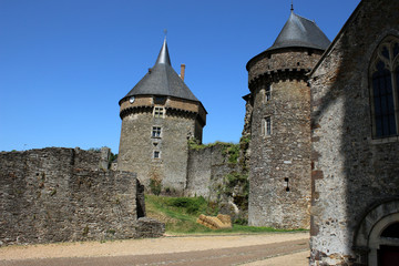 Fototapeta na wymiar Sillé le Guillaume - Le Château