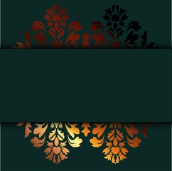 Vintage damask pattern, great design for any purposes. Indian paisley pattern vector.