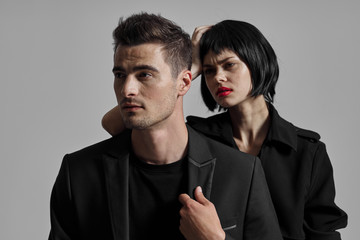 portrait of young couple