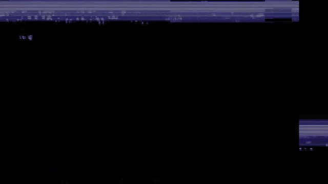Abstract digital glitch art animation effect. Retro futurism wave style. Video signal damage with pixel noise and error interference