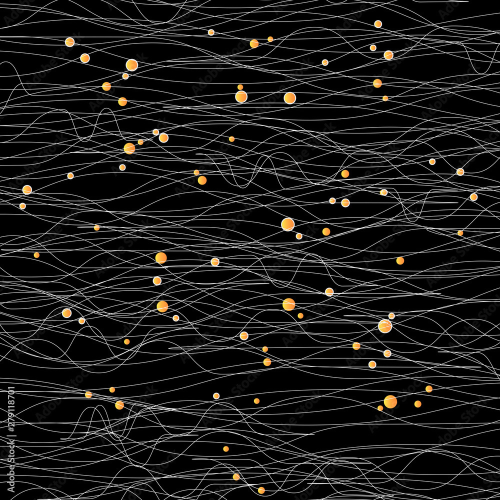 Poster abstract curved lines pattern. vector illustration