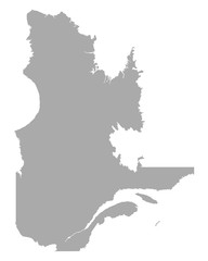 Karte von Quebec - 279119921