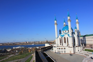 Fototapeta na wymiar mosque in kazan russia