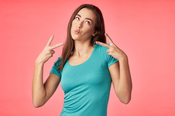 Fototapeta premium portrait of young woman