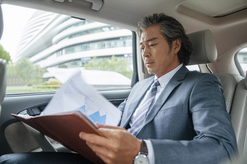 Business man in the car file