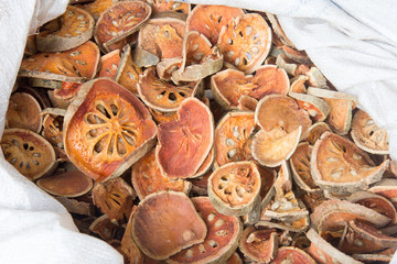 Dried lotus flower heads