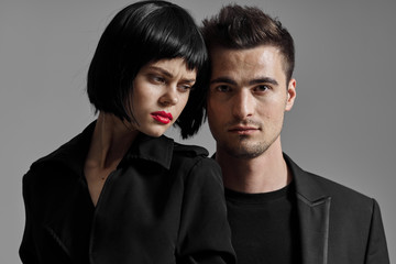 portrait of young couple