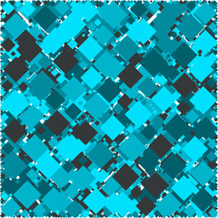 Abstract Generative Art color distributed squares polygons background illustration