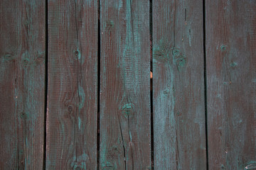 Fototapeta premium Blue Vintage worn wood grain texture background surface