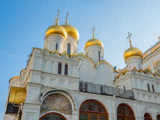 Cathedral of Annunciation in Cathedral square in Moscow Kremlin, Moscow, Russia