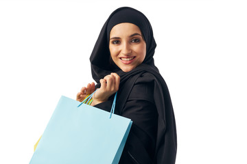 woman with shopping bag