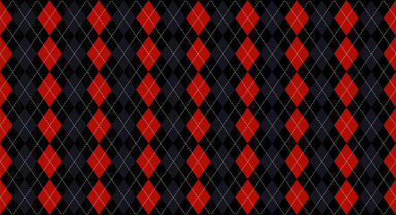  red and black argyle pattern background
