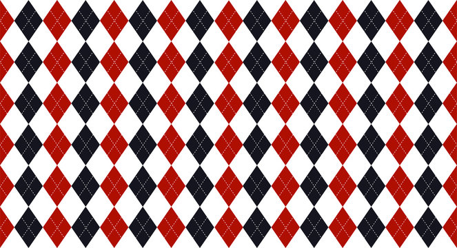 red and black argyle background 