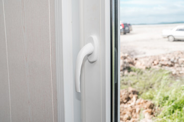 Established new white window sill indoors