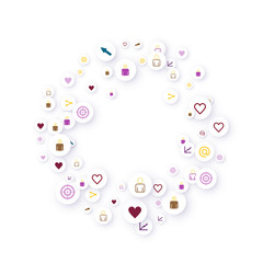 Social media marketing, Communication concept.