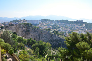 Fototapeta na wymiar View of the city panorama