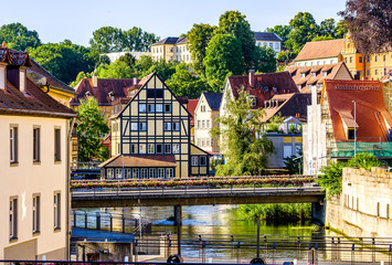 old facades in bamberg - germany