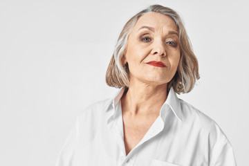 Fototapeta premium portrait of senior woman