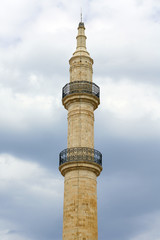 View of the Neratze Mosque minaret, detail