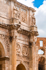 Obraz premium Roman Forum, the Arch of Constantine