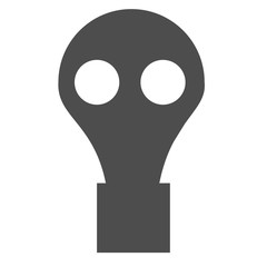 Flat filled respirator icon. Vector icon.