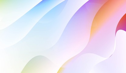 Wave Abstract Background. For Business Presentation Wallpaper, Flyer, Cover. Vector Illustration with Color Gradient.