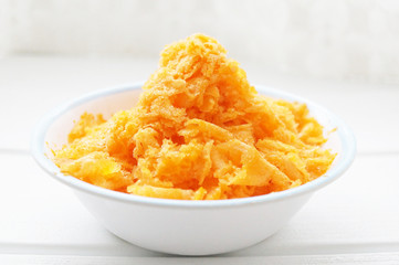 にんじんかき氷