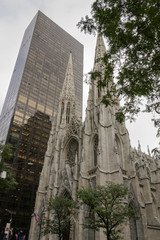Fototapeta na wymiar Church of Saint Patrick - New York - Usa