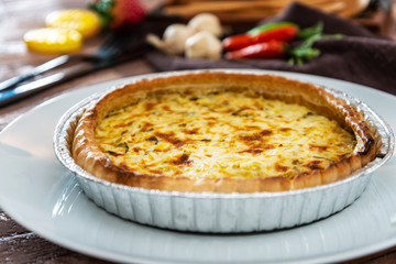 delicious scallops and vegetables pie