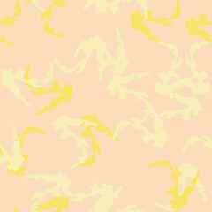Desert UFO camouflage of various shades of beige and yellow colors