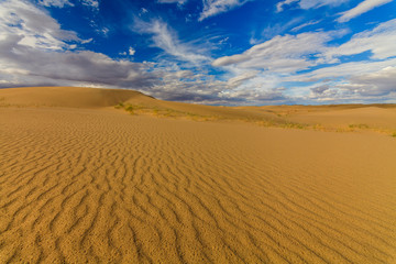 Fototapeta na wymiar Beautiful views of the Gobi desert. Mongolia.