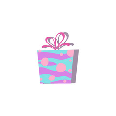 Flat gift box