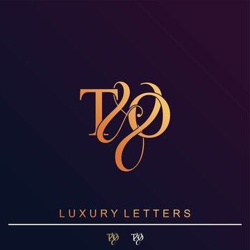 T & O TO logo initial vector mark. Initial letter T & O TO luxury art vector mark logo.