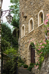 Zuccarello small  medieval Italian country in Liguria, historic center