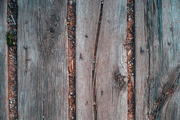 Old wooden background. Wooden table or floor..The old wood texture with natural patterns