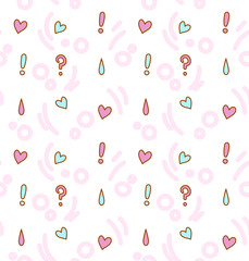 Cute seamless pattern